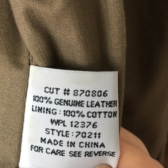 Leather Western Frontier Jacket. - Picture 7 of 7